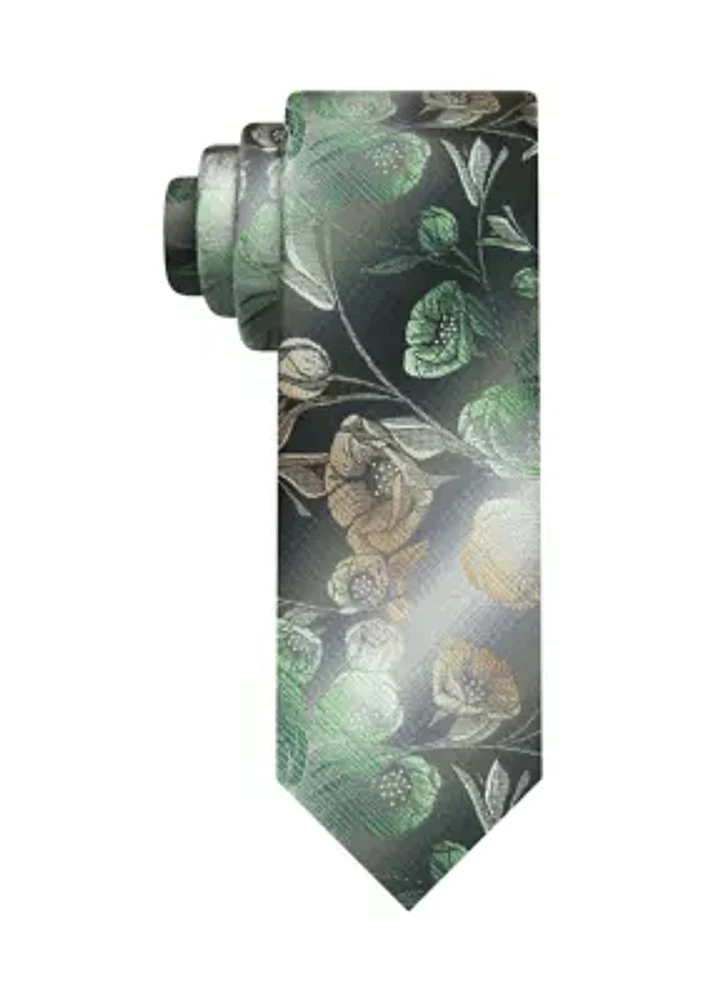 Shaded Floral Tie