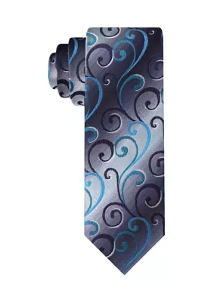 Swirly Vines Tie