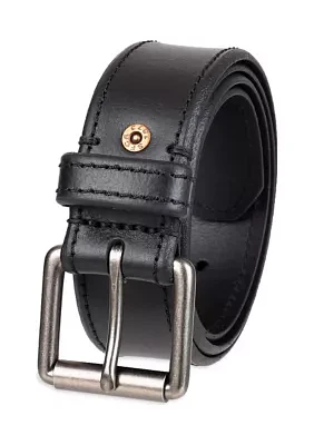 Casual Leather Roller Buckle Belt