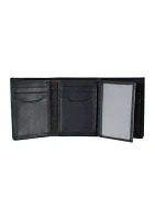 RFID Extra Capacity Trifold Wallet