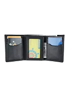 RFID Extra Capacity Trifold Wallet