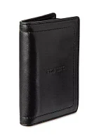 Leather Duofold Wallet with Interior Metal Ejector Card Case