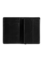 Leather Duofold Wallet with Interior Metal Ejector Card Case