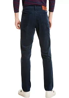 Slim Fit Five-Pocket Stretch Corduroy Pants