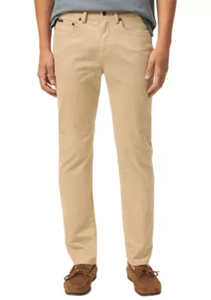 Slim Fit Five-Pocket Stretch Corduroy Pants