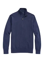 Supima Cotton Half-Zip Sweater