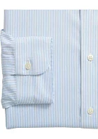 Men's Stretch Supima® Cotton Non Iron Pinpoint Button Down Collar Dress Shirt