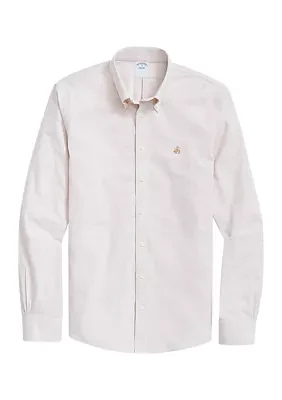 Stretch Non-Iron Oxford Button-Down Collar Sport Shirt