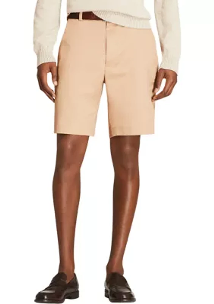 Men's Flat Front Stretch Advantage Chino® Shorts