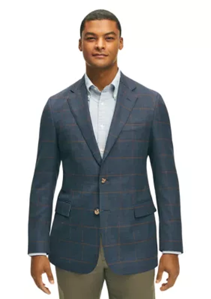 Classic Fit Stretch Wool Hopsack Sport Coat