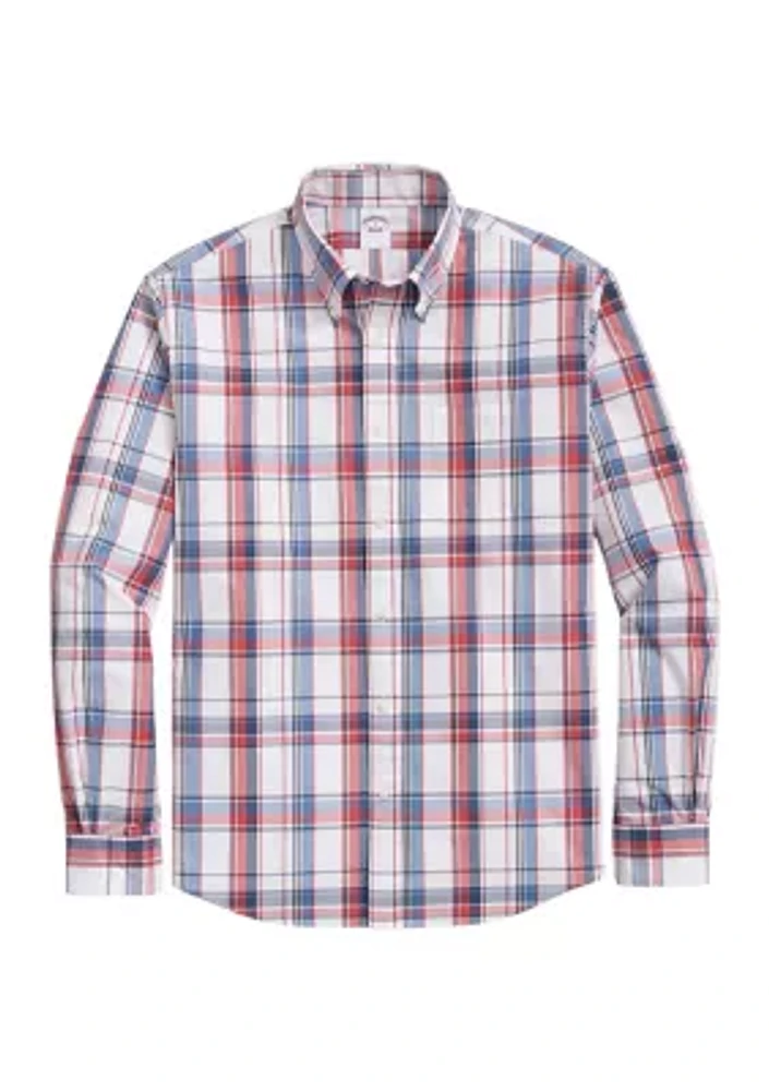 Men's Poplin Plaid Friday Shirt