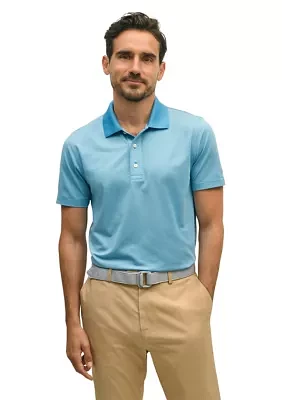Performance Series Micro Stripe Jersey Polo Shirt