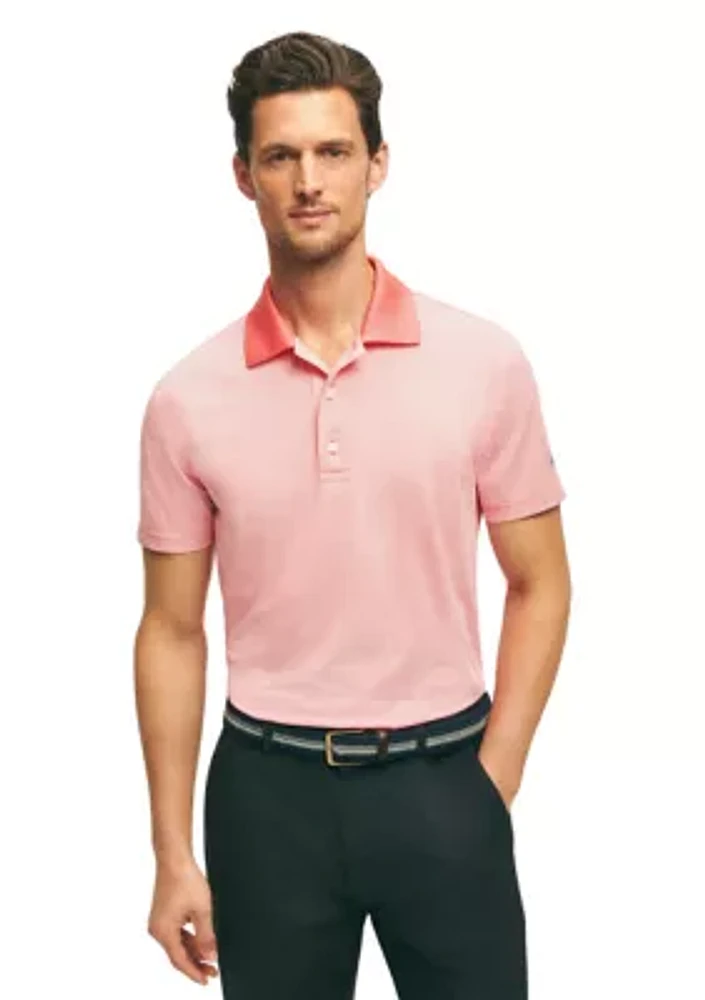 Men's Performance Series Micro Stripe Jersey Polo Shirt