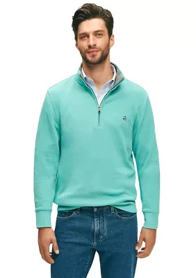 French Rib Half-Zip Pullover