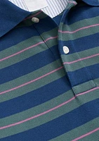 Men's Variegated Stripe Polo Shirt