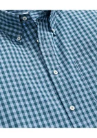 Long Sleeve Gingham Dress Shirt