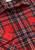 Cotton Shirt Jacket Plaid Portuguese Flannel