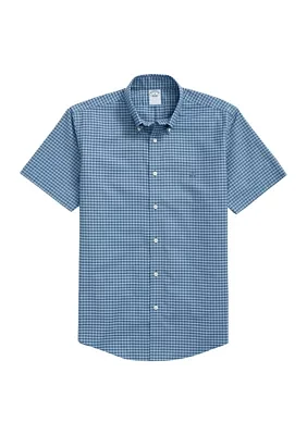 Men's Printed Oxford Button Down Shirt