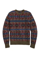 Wool Sweater Fair Isle Jacquard