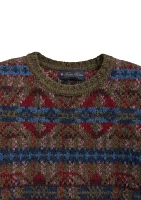 Wool Sweater Fair Isle Jacquard