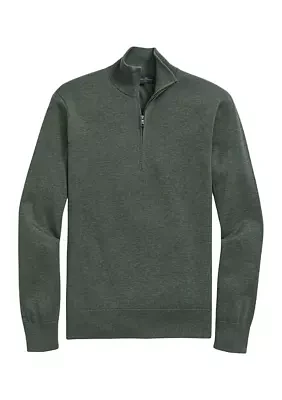 Men's Supima Cotton Half Zip Sweater