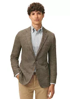 Men's Classic Fit Knit Sport Coat Wool Cotton