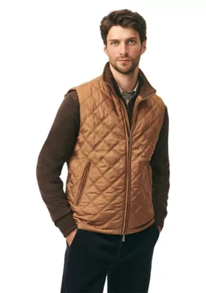 Men's Paddock Diamond Quilted Vest