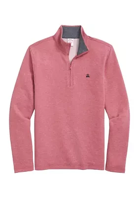 Men's Knit Piqué Half Zip Pullover