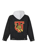 NCAA Tuskegee Golden Tigers Hooded Denim Jacket