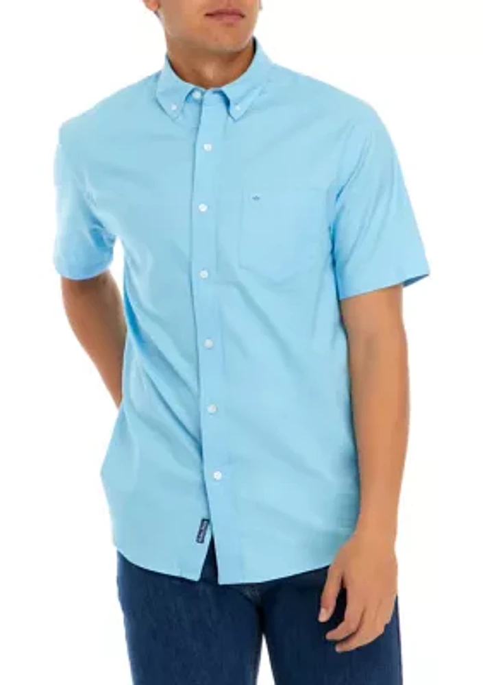 Short Sleeve Woven Oxford Shirt