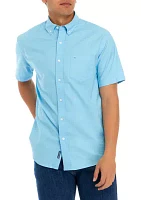 Short Sleeve Woven Oxford Shirt