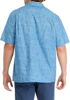 Short Sleeve Cotton Printed Camp Shirt