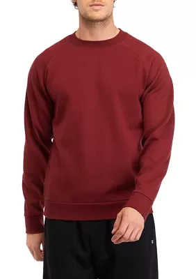 Fleece Solid Crew Neck Shirt