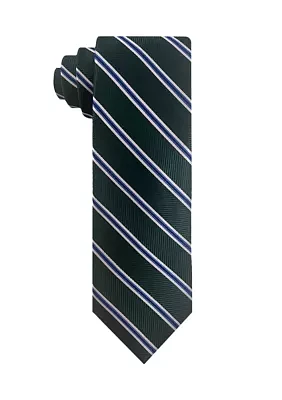 Simple Bar Stripe Printed Tie