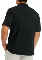 Men's Short Sleeve Seersucker Shirt