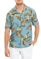 Men's Short Sleeve Hawaiian Camp Shirt