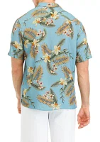 Men's Short Sleeve Hawaiian Camp Shirt