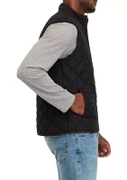 Men's Zip Front Quilted Vest