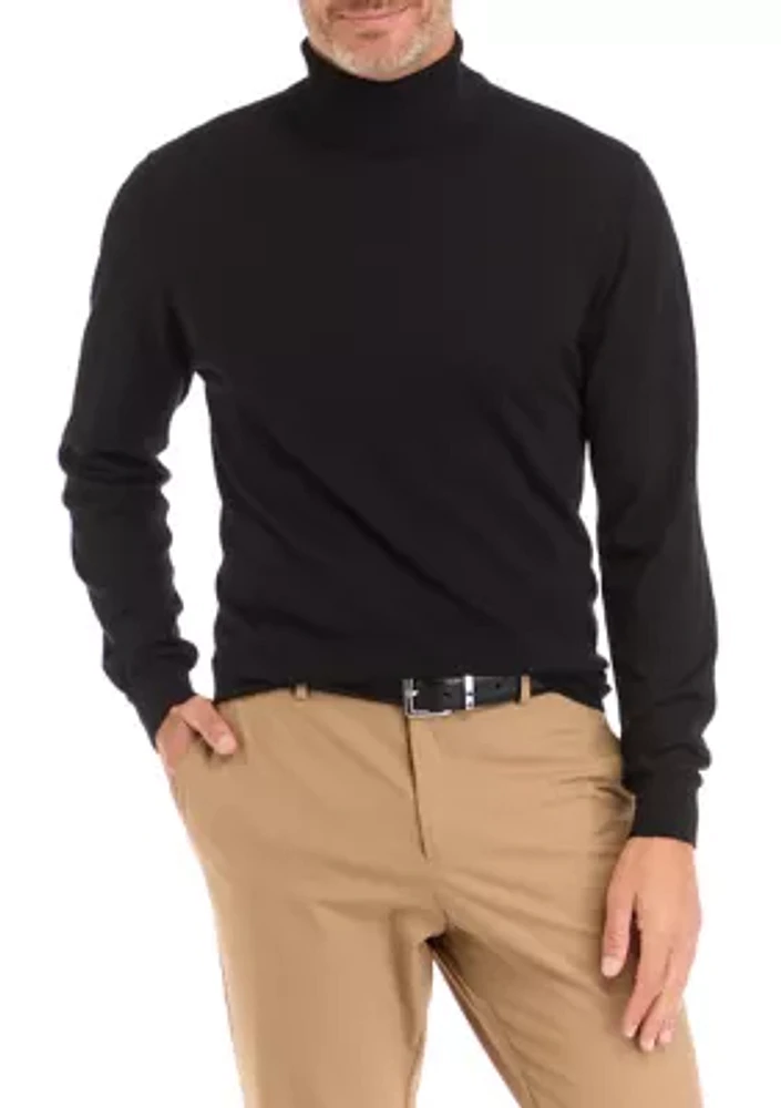 Men's Fine Gauge Turtleneck Sweater