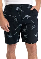 Men's Linen Shorts with Drawstring