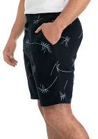 Men's Linen Shorts with Drawstring