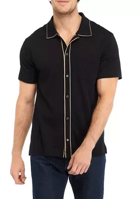 Men's Collared Button Up Shirt