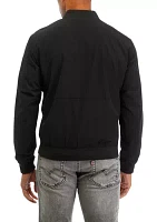 Men's Solid Bomber Jacket