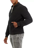 Men's Solid Bomber Jacket