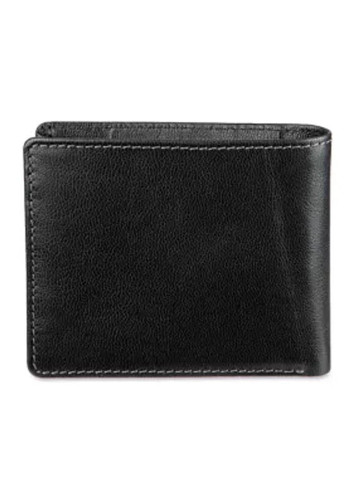 Leather Extra Capacity Slimfold Wallet