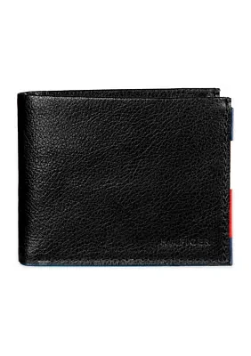 Leather Traveler Wallet with Patch On Interior Card Slots