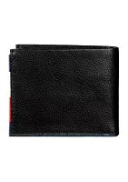Leather Traveler Wallet with Patch On Interior Card Slots