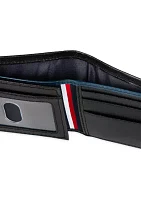 Leather Traveler Wallet with Patch On Interior Card Slots