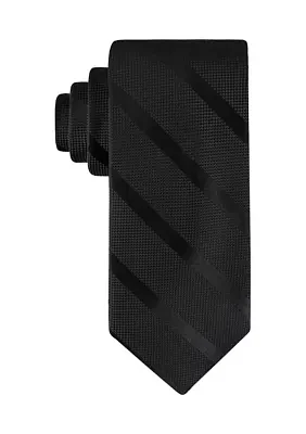 Tonal Textured Stripe Regular Width Necktie