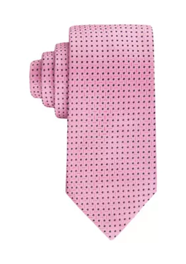 Grid Patterned Tie